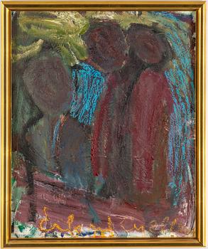 ERLAND CULLBERG, oil on canvas/paper-panel, signed.