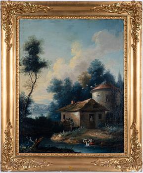 Unidentified artist, oil on canvas, France, circa 1800.