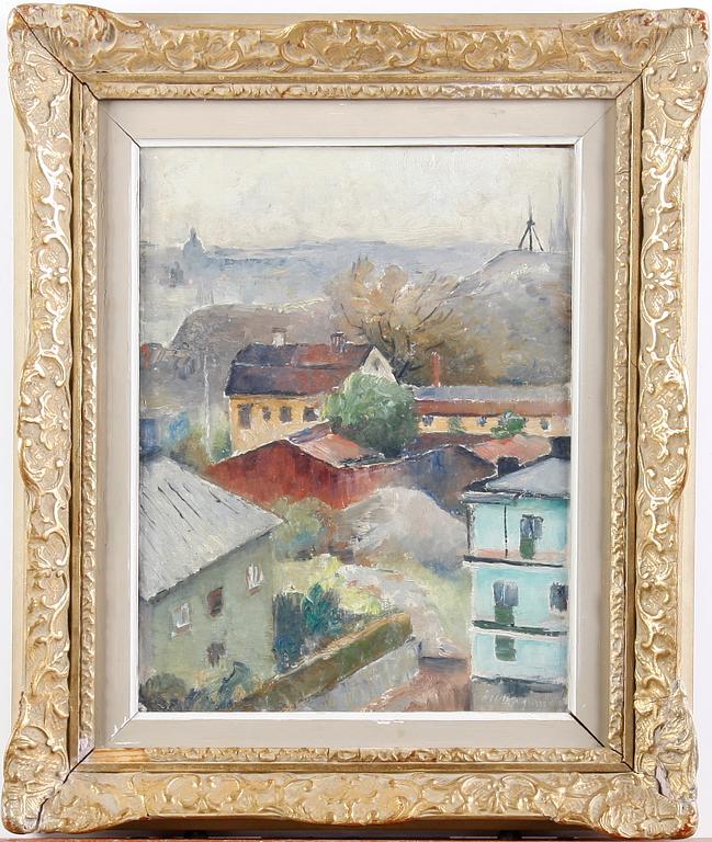 NOTHBERG, ÅKE. Olja på pannå, sign. o dat. 1930.