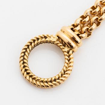 Collier 18K guld signerad WA Bolin.