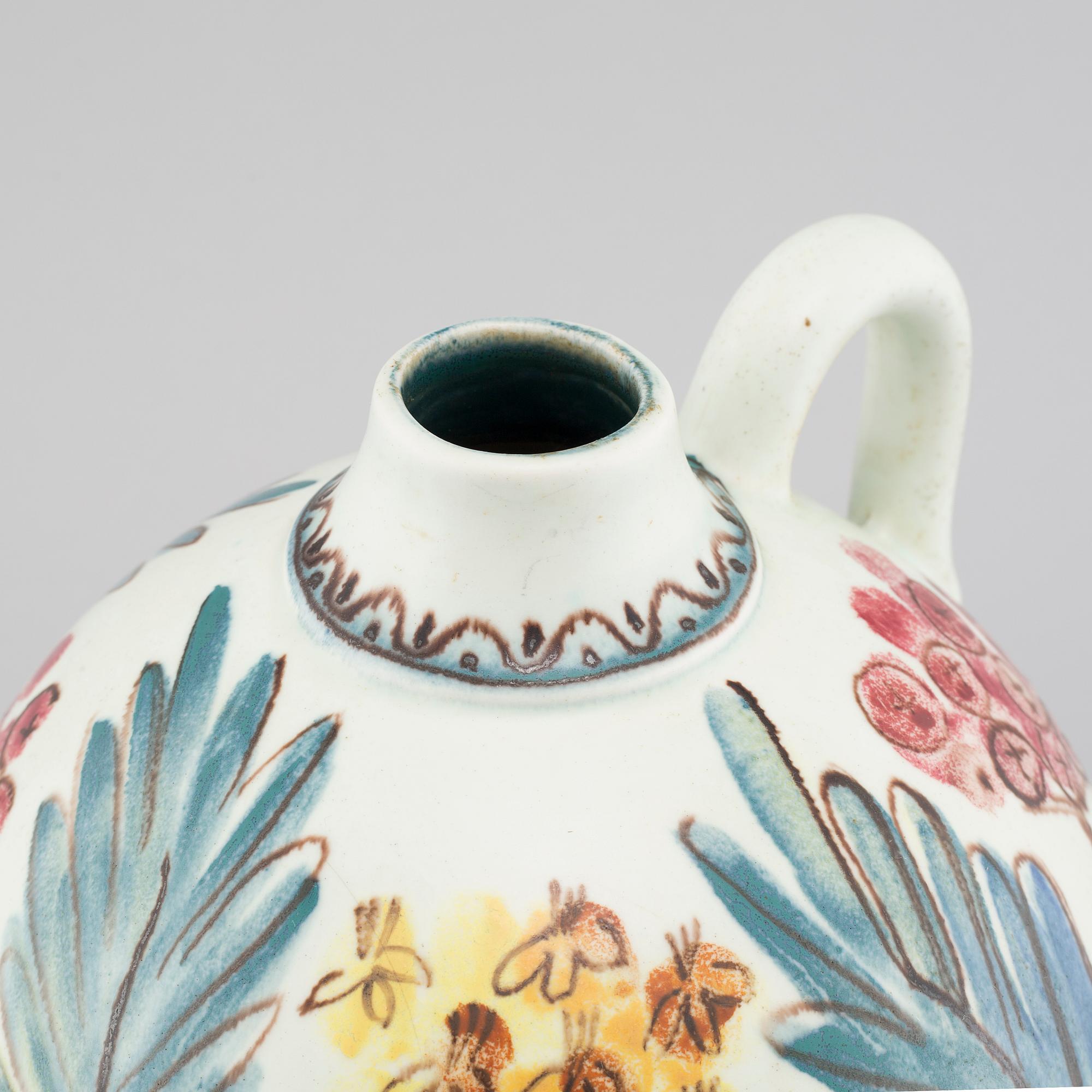 HERTHA BENGTSON, a stoneware vase for Rörstrand, signed.