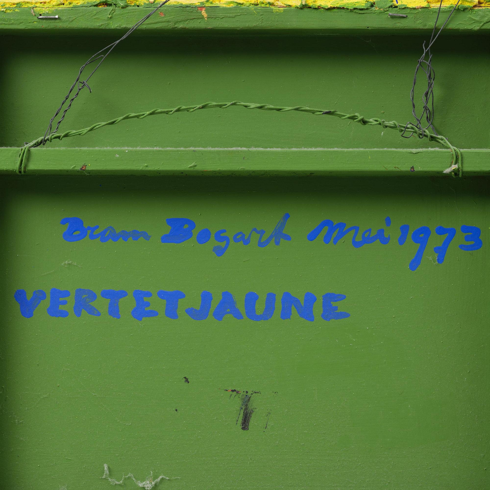 Bram Bogart, "VERTETJAUNE ".