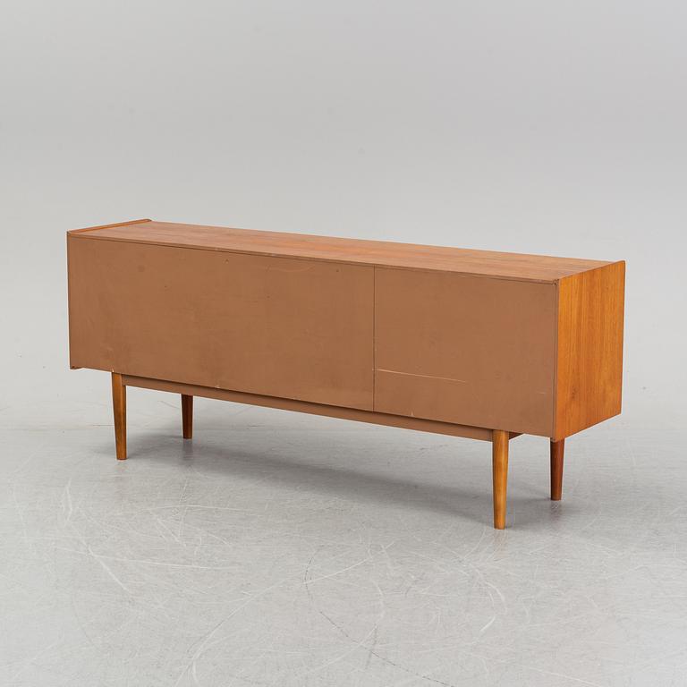 A teak sideboard deigned by Nils Jonsson for Hugo Troeds Bjärum, second half of the 20th century.