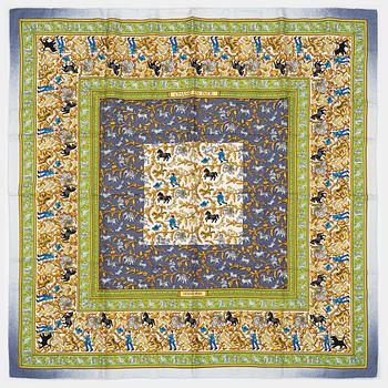 Hermès, scarf, "Chasse en Inde".