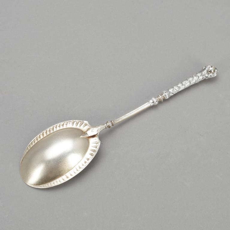 BRÄNNVINSSKED, silver, Stockholm, 1893, vikt ca 40 g.