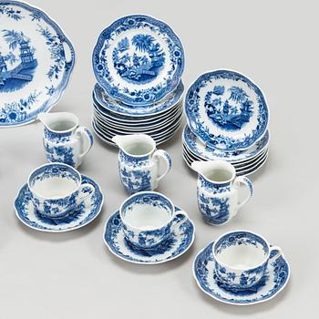 Servis, 52 delar, porslin, "Singapore" Arabia Finland 1949 - 1964.