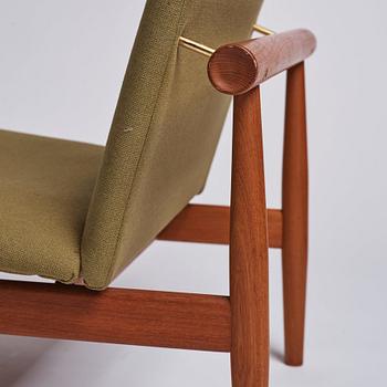 Finn Juhl, a par of 'Japan' (FD-137) easy chairs, France & Son, Denmark 1960s.