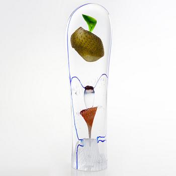 OIVA TOIKKA, glasskulptur "Latina II", signerad Oiva Toikka Iittala 2010, numrerad 13/30.
