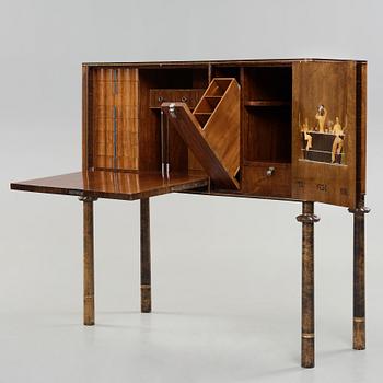 Sture Lindholm, a bar cabinet, executed at Per Jönsson Verkstäder in Stockholm 1934.