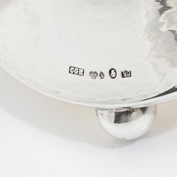 C.G. Hallberg, A Swedish silver bowl, mark of CG Hallberg, Stockholm 1925.