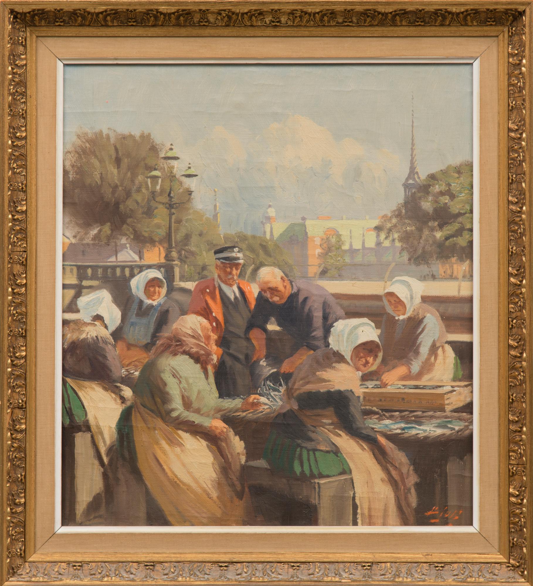 oil on canvas, signed.