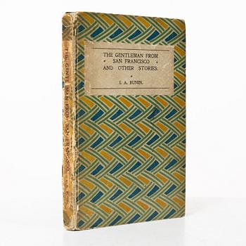 I.A. Bunin, bok, "The gentleman from San Francisco and Other Stories", Hogarth Press, Storbritannien, 1922.