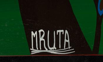 Hashim Mruta, so-called Tingatinga painting, Gazelle.