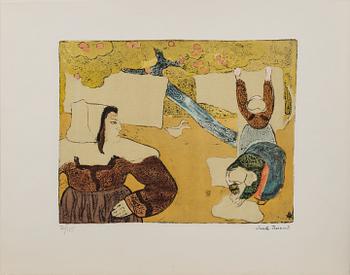 ÉMILE BERNARD, six lithographs numbered 26/125.