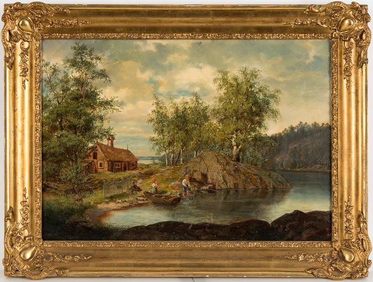 OSCAR TÖRNÅ, oil on canvas, signed.