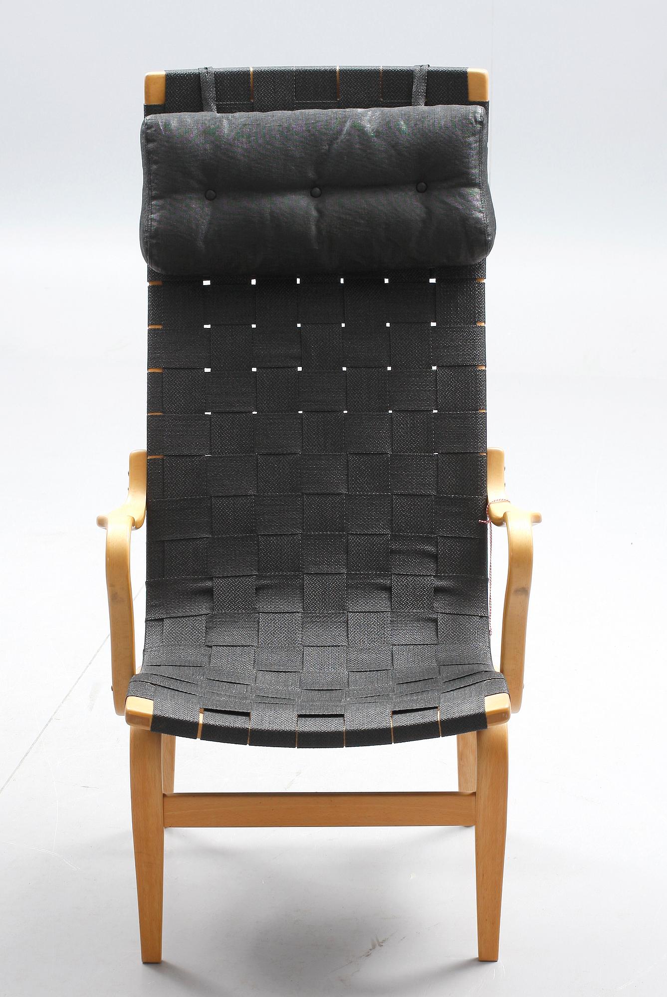VILSTOL, Bruno Mathsson "Eva hög", Brännmärkt. För Karl Mathsson Värnamo. 1975.