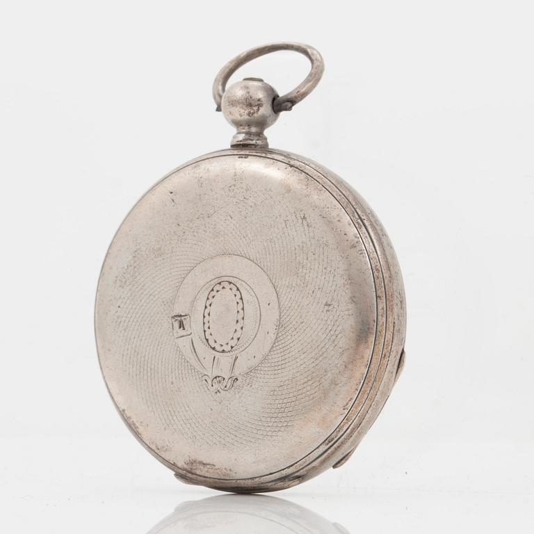 POCKET WATCH, 2 pcs, 2 movements, 1 key,