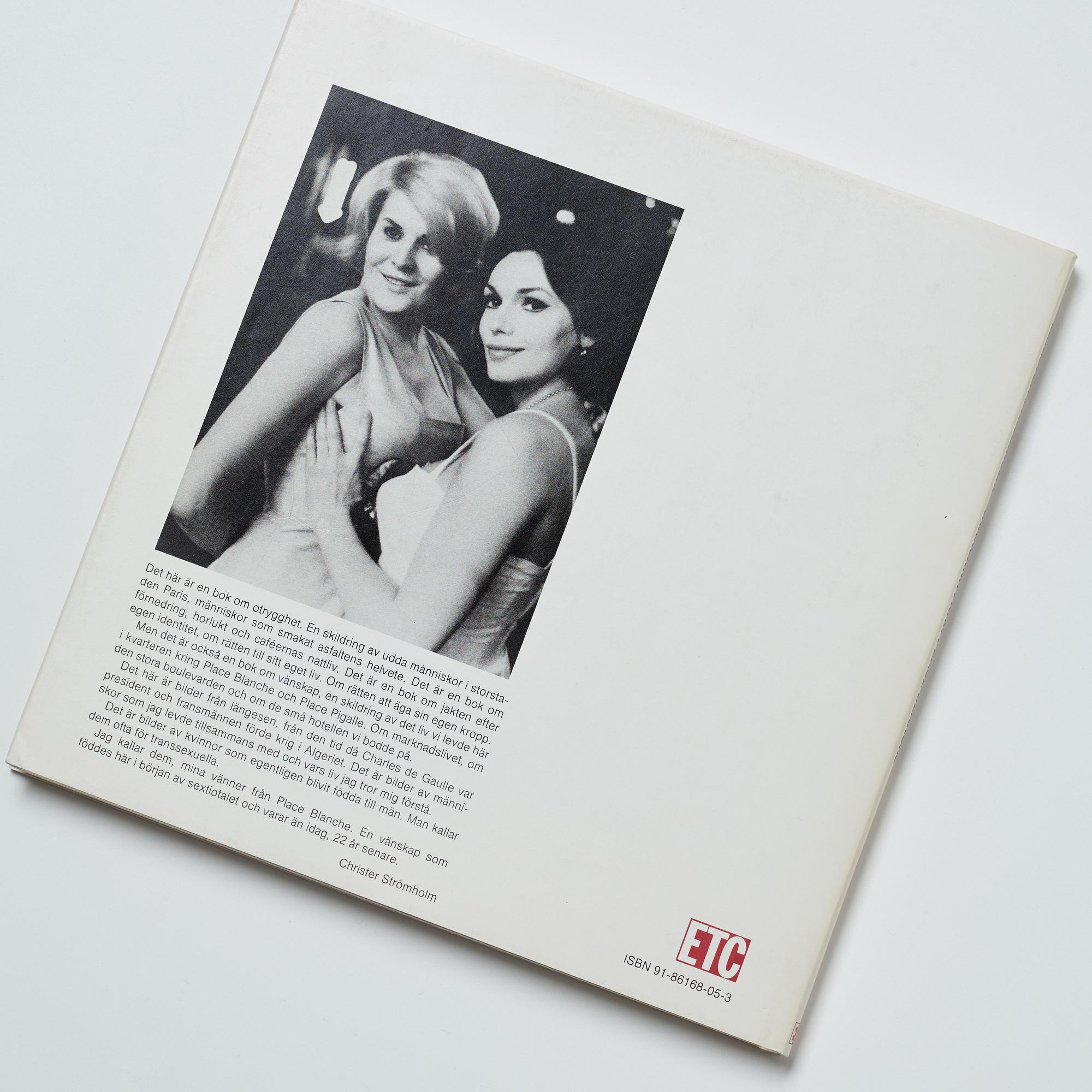 Christer Strömholm, book Vännerna från Place Blanche first edition.