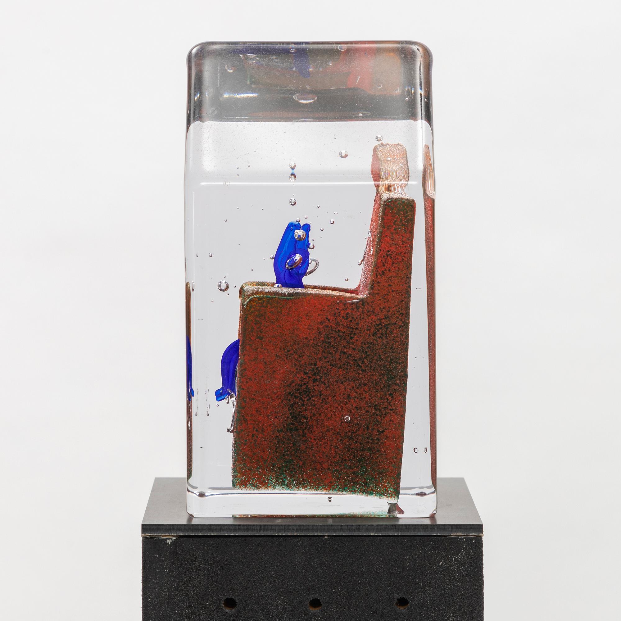 Kjell Engman, a unique sculpture, Kosta Boda.