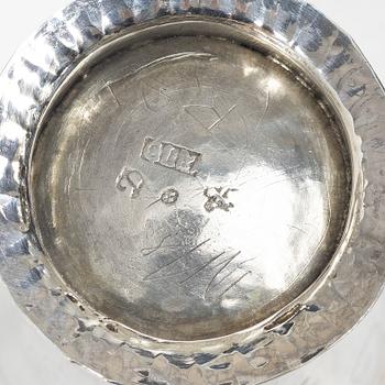 A Swedish silver beaker, mark of Carl Lemon the Elder, Uppsala 1734.