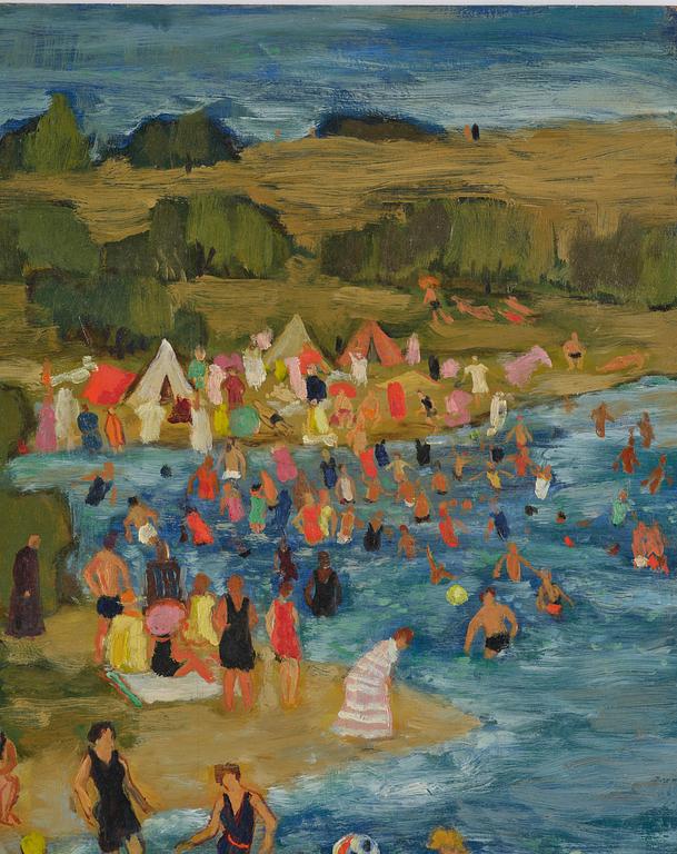 Carl Josef Alexandersson, "Badstranden".