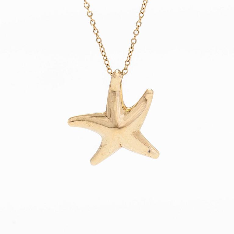 Tiffany, Elsa Peretti, an 18K gold 'Starfish' necklace.