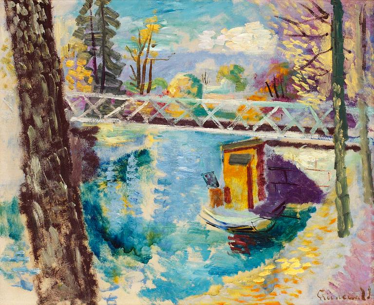 Isaac Grünewald, Sommardag vid Djurgårdsbrunn.