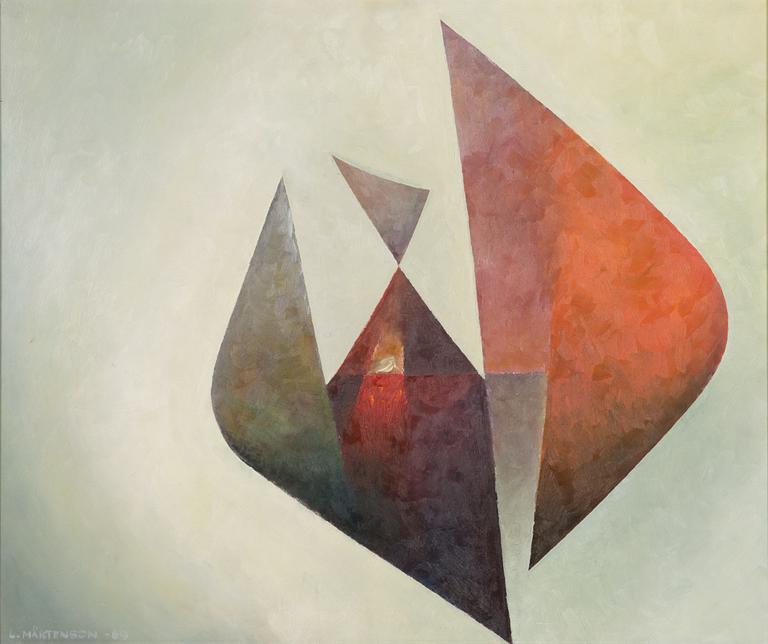 Lasse Mårtenson, oil on board, signed and dated -69.