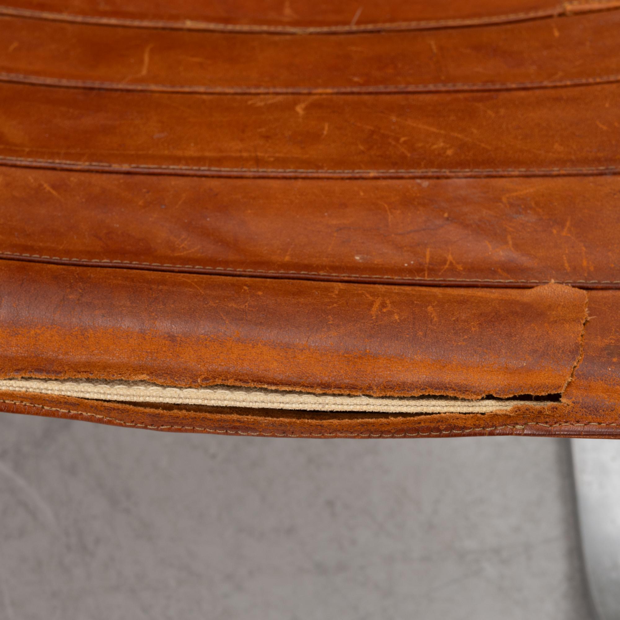 Poul Kjaerholm, a pair of "PK20" easy chairs, E Kold Christensen, Denmark, post 1968.