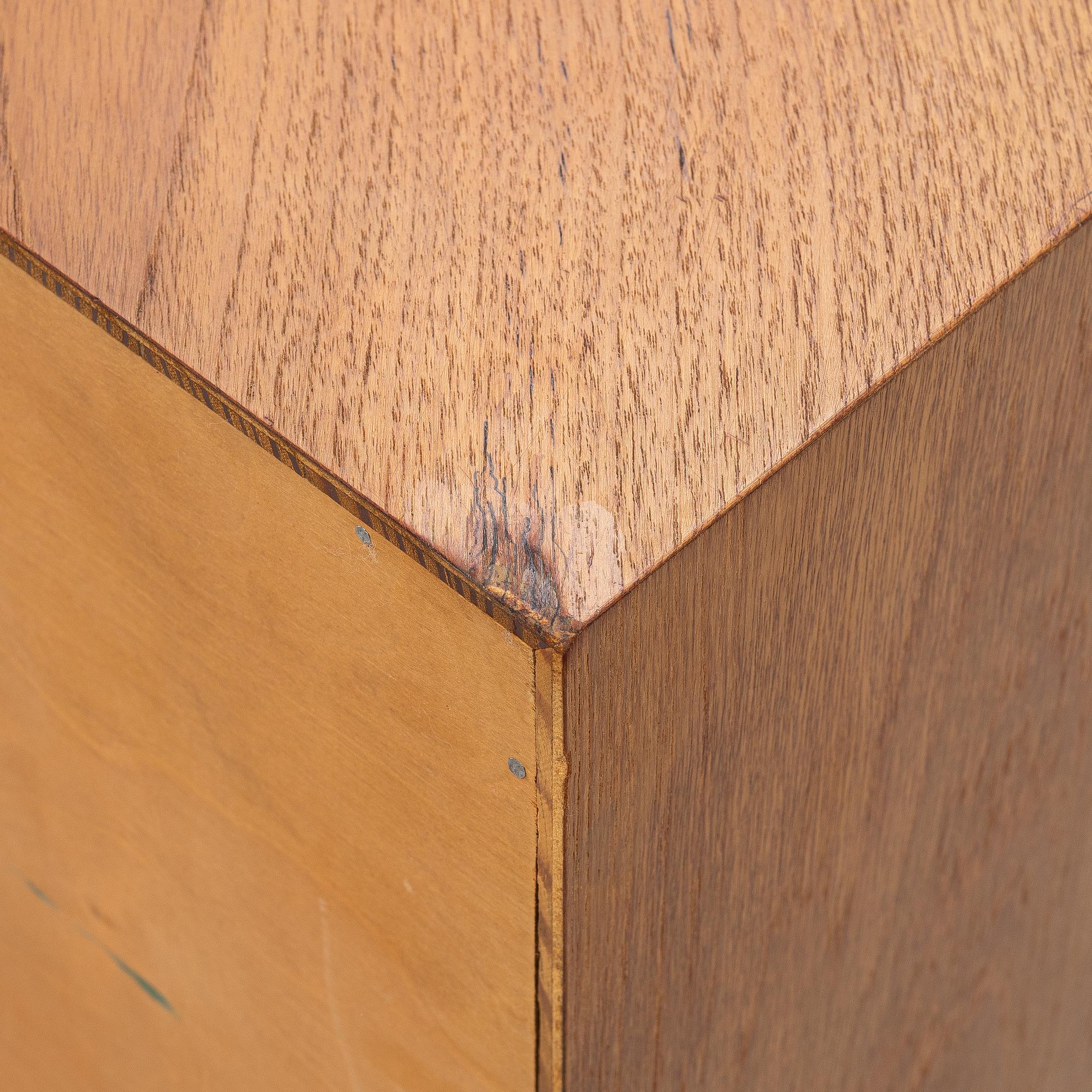 Corner cabinet/desk, mid-20th century.