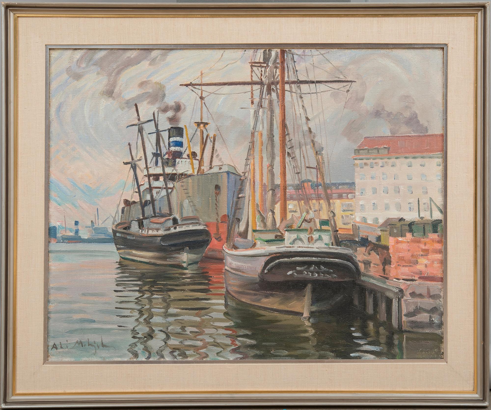 Ali Munsterhjelm, FROM THE HARBOUR OF HELSINKI.