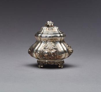 SOCKERSKÅL, sterling silver, Wiener Silversmide. Jarosinski & Vaugoin, Wien, Österrike.Vikt ca 446 g.