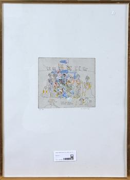 MADELEINE PYK, , litografi, sign.