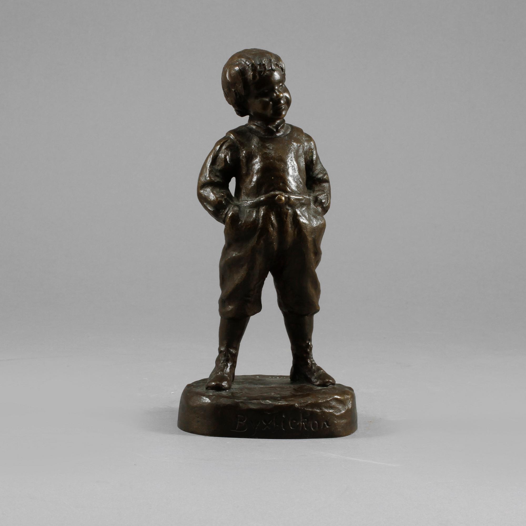 LENA BÖRJESON, skulptur, brons, signerad.