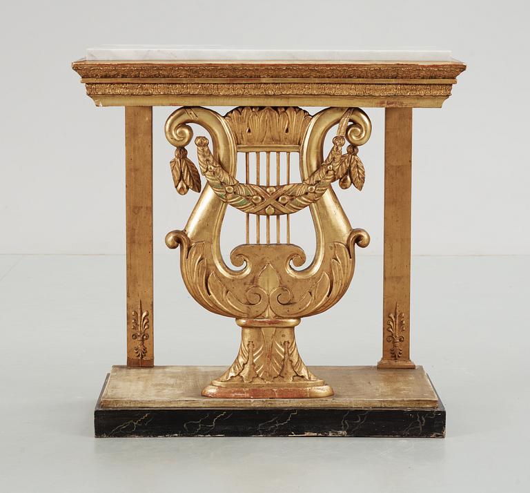 KONSOLBORD. Empire. Sverige, 1800-talets början.