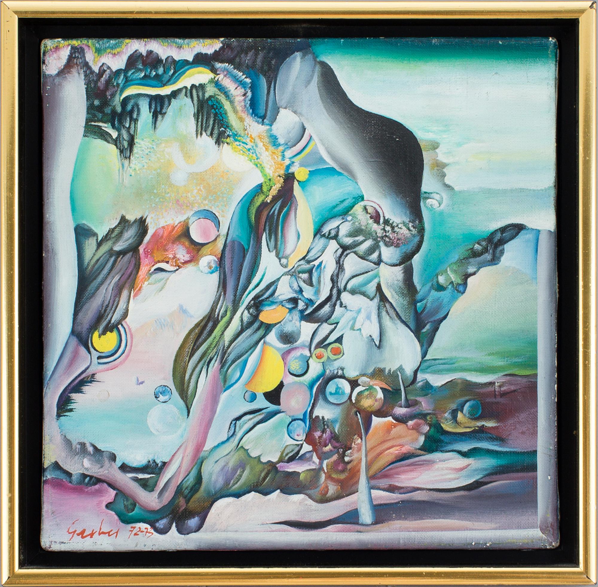 THEO GERBER, oil painting on canvas. Signed and dated 72-73.