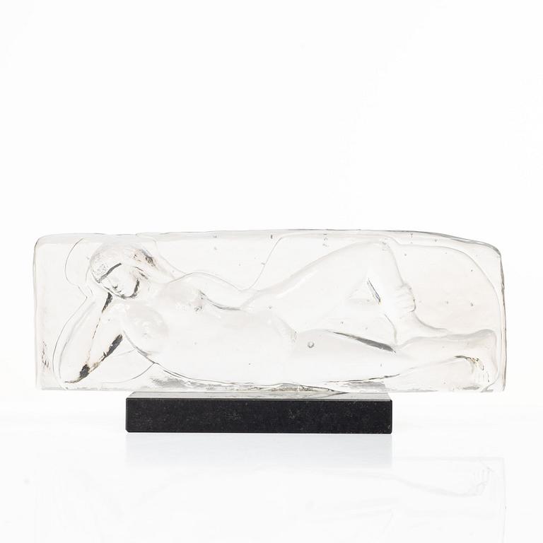 Erik Höglund, Sculpture, glass, signed and numbered 23/100.