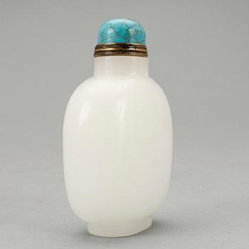 SNUSFLASKA, nefrit, Kina 1900-tal.