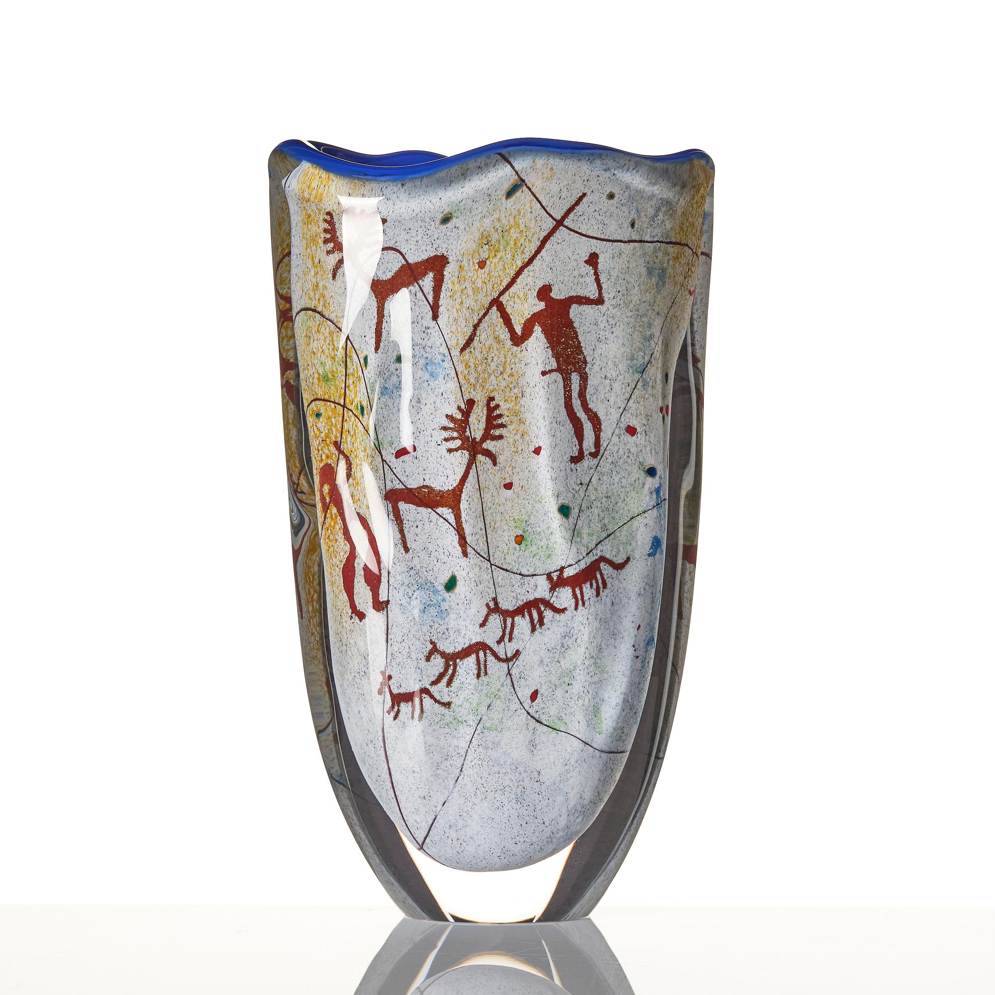 Sven-Åke Carlsson, a glass vase, Transjö, Sweden.