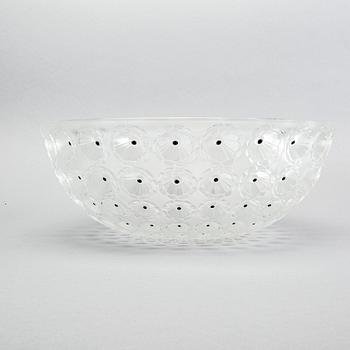 Lalique, a 'Nemours' glass bowl, France 20th century latter part.