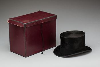 CYLINDERHATT, ABO Import. Omkring 1900.