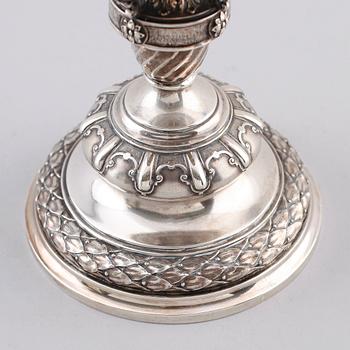 POKAL, silver, C.G Hallberg, 1887.