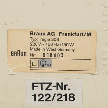Dieter Rams, stereoutrustning, 5 delar, Braun, Tyskland 1970-tal.
