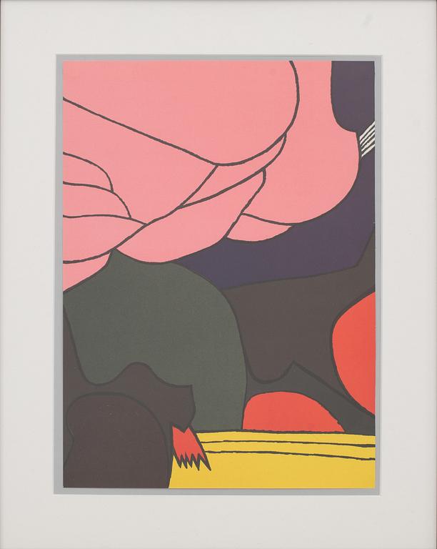 A JOAN GARDY ARTIGAS LITHOGRAPHE IN COLOURS, from Derrière le Miroir no 250 1982.