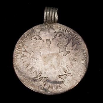 MYNT / HÄNGE, Mellaneuropa, Maria Theresa Silver daler 1780-tal. 29 g.