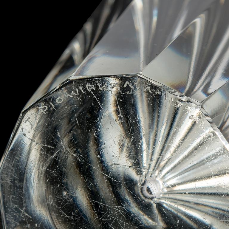 Tapio Wirkkala, maljakko 3554, signeerattu Tapio Wirkkala Iittala.