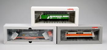 PARTI LOK, 3 st, Märklin H0, 37307, 4181 samt 3655. 1900/2000-tal.