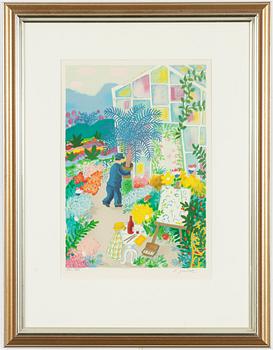 Lennart Jirlow, By the greenhouse.