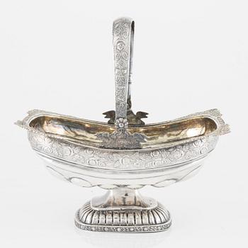 Konfektkorg, silver, Abraham Forstedt, St Petersburg 1836.