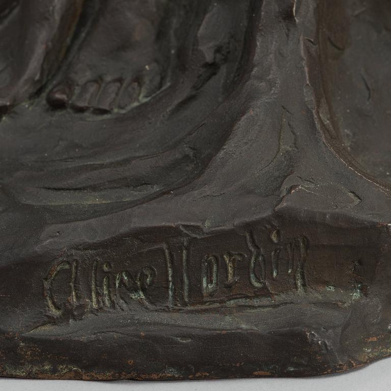 ALICE NORDIN, bordsarmatur, "Lifvets Träd", Stockholm, jugend.
